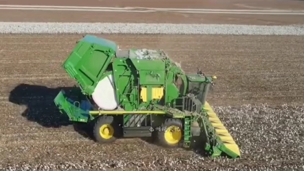 美国是怎样采摘棉花,竟然如此高效快捷