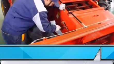 小麦机过桥链耙张紧度调整