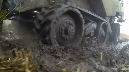 2022年德国用克拉斯收割机，轻松收割沼泽地中的玉米